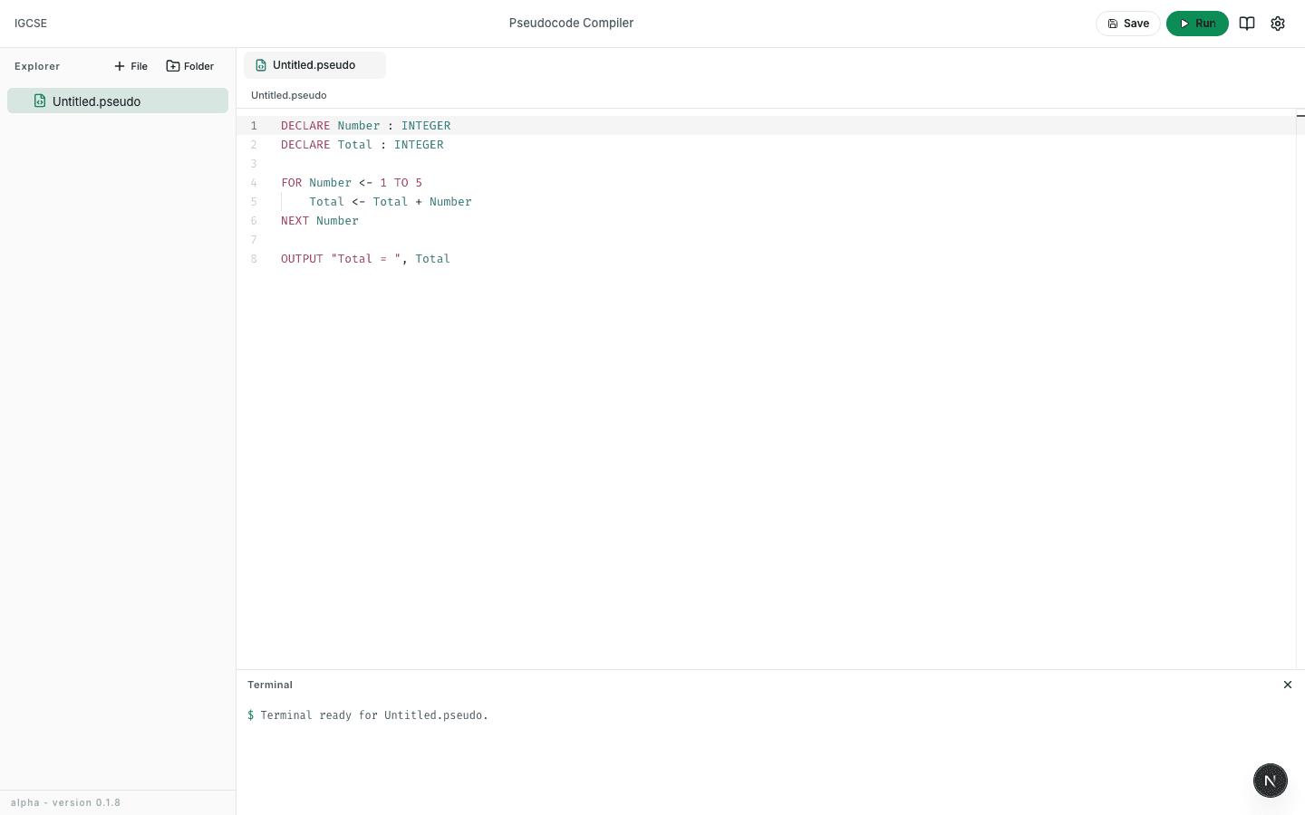 Pseudocode Compiler
